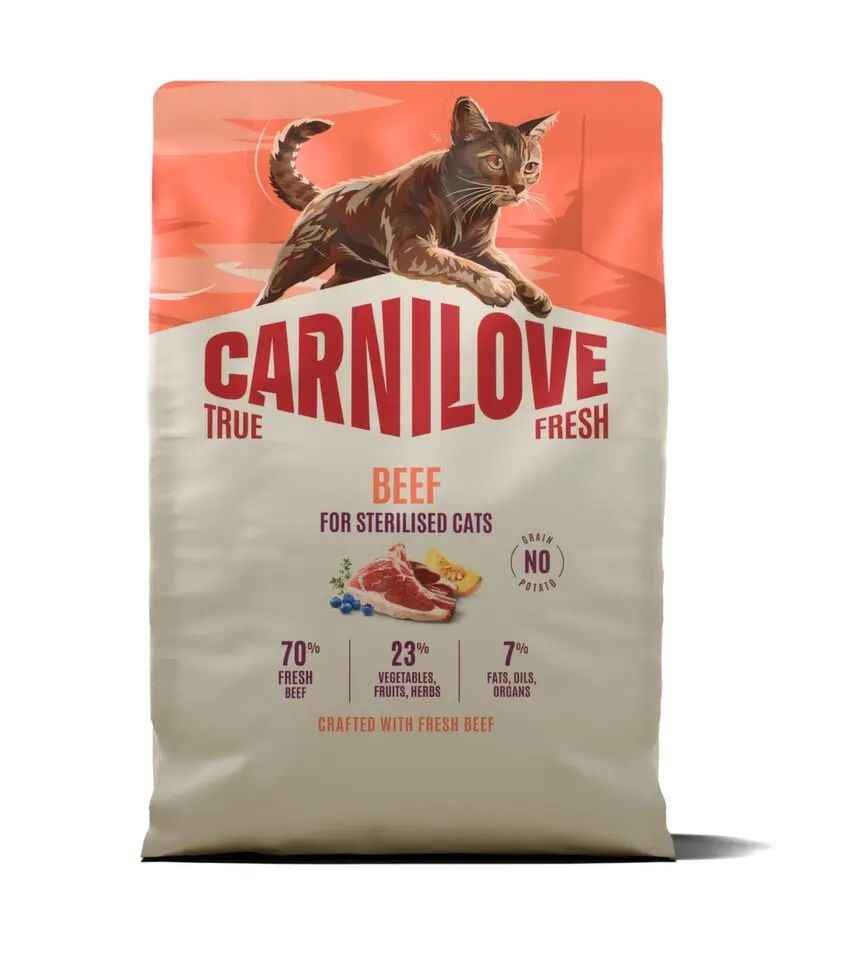 Carnilove Cat True Fresh Dry Beef Steril. Adult AB 2kg