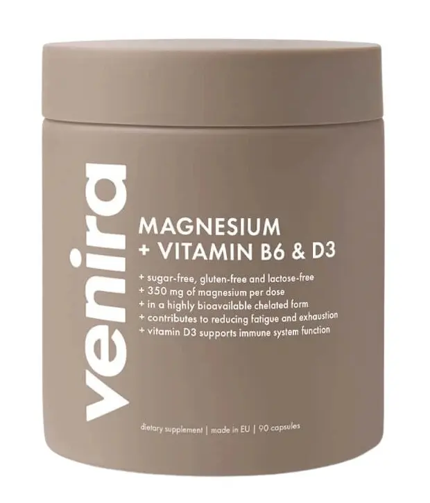 Venira Magnesium+vitamin B6&D cps.90