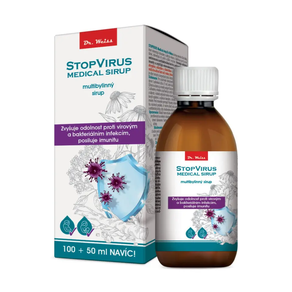 STOPVIRUS Medical sirup Dr. Weiss 100+50ml NAVÍC