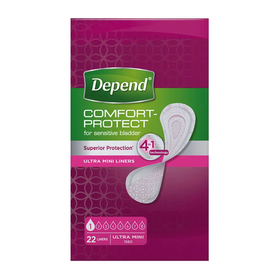 Depend Liners Ultra mini inkont.vložky ženy 22ks
