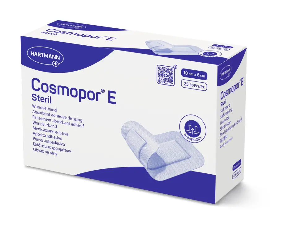 COSMOPOR Rychloobvaz E sterilní 10 x 6 cm 25 kusů