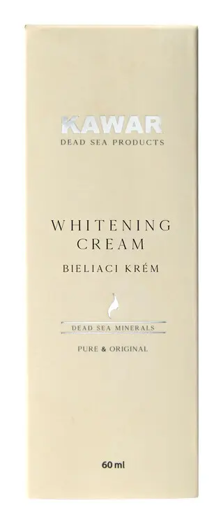 KAWAR Bělící krém s minerály z Mrtvého moře 60ml
