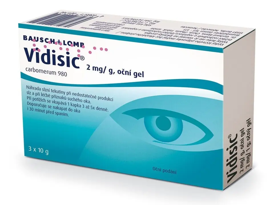 VIDISIC 2MG/G OPH GEL 3X10G