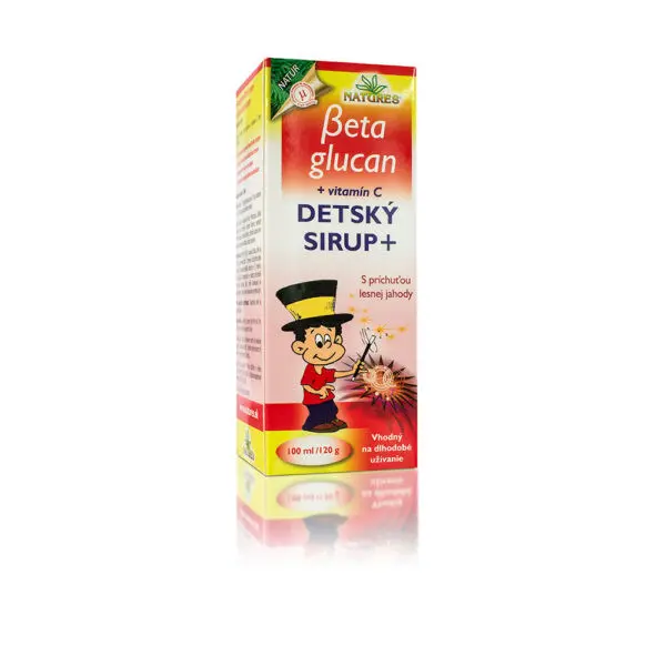 Natures Beta Glucan Dětský sirup 1+ 100 ml