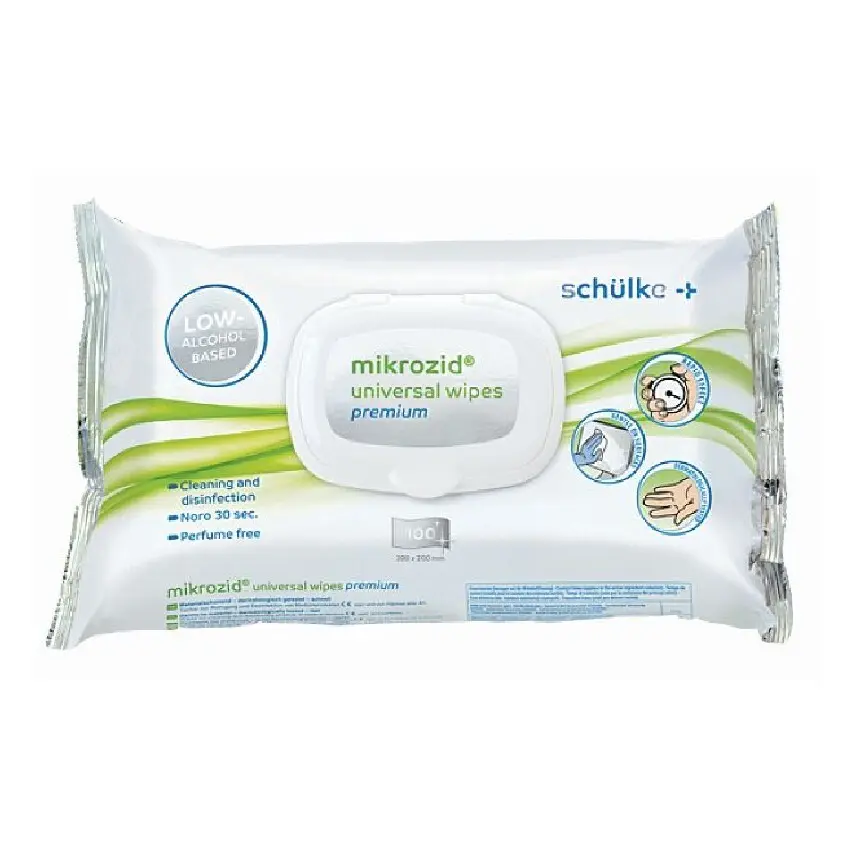 Schülke mikrozid Universal Wipes Premium dezinfekční ubrousky 100 ks