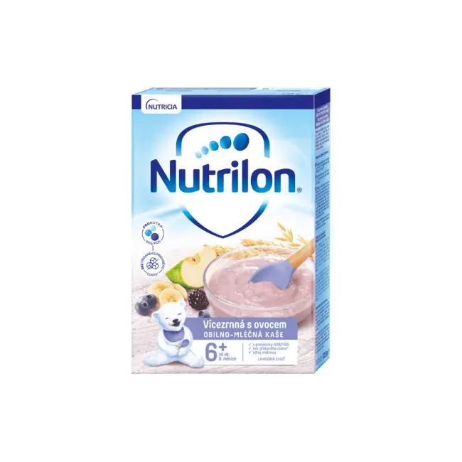 Nutrilon Vícezrnná obilno-mléčná kaše s ovocem 6+ 225 g