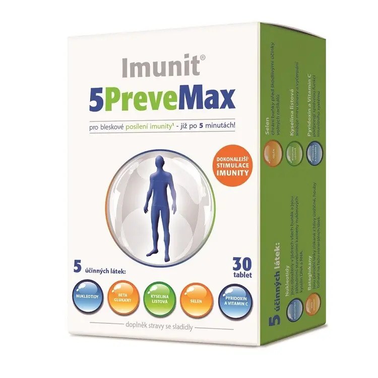 5PreveMax Imunit nukleotidy+betaglukan 30 tablet