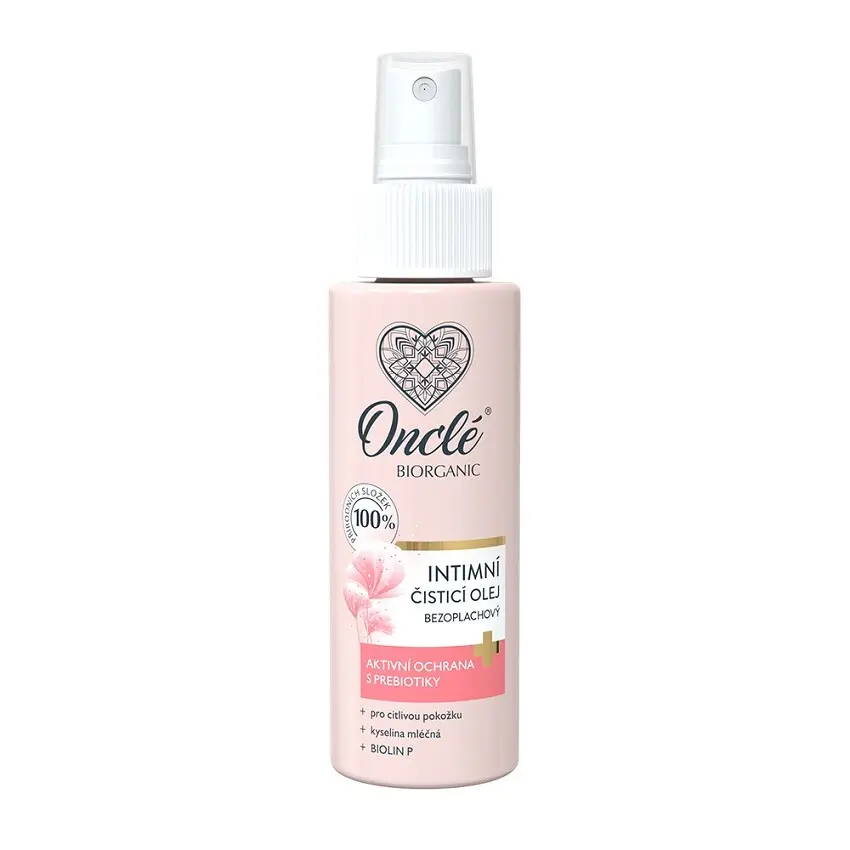Intimní čisticí olej bezoplachový ONCLÉ BIORGANIC 100 ml