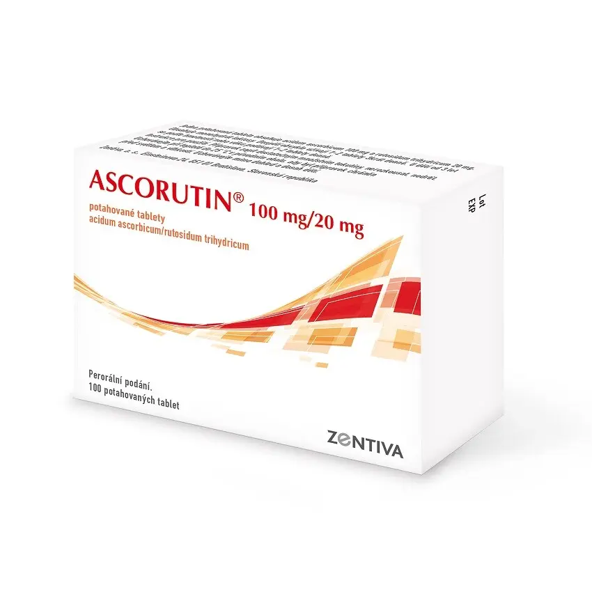 ASCORUTIN 100MG/20MG TBL FLM 100(4X25)