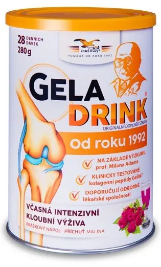 GELADRINK Nápoj malina 280 g