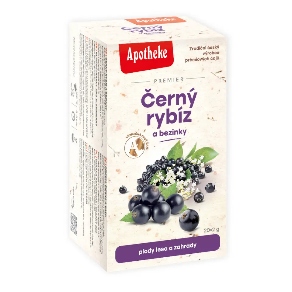 Apotheke Ovocný čaj Černý rybíz a bezinky