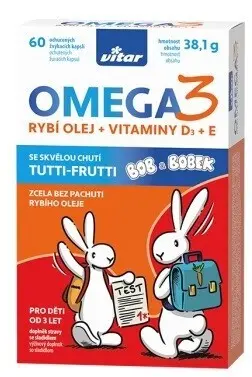 Vitar Kids Omega 3+vit.D+vit.E cps.60