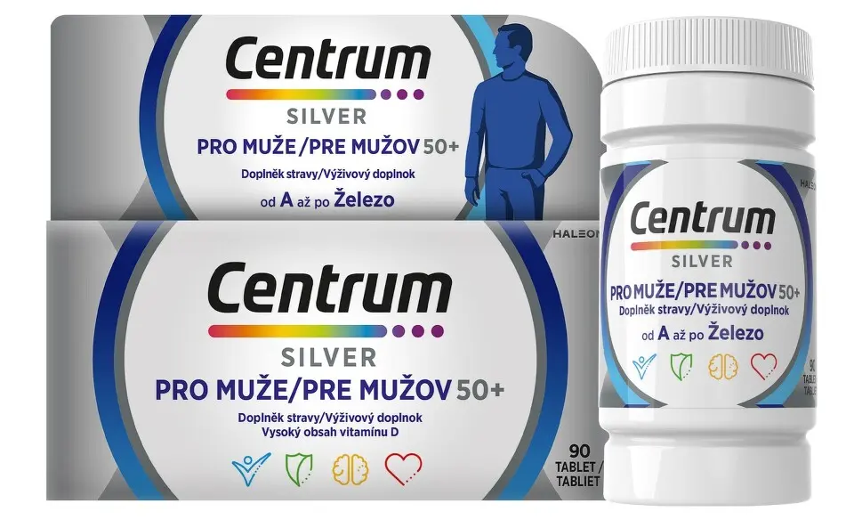 Centrum multivitamín pro muže 50+ 90 tablet