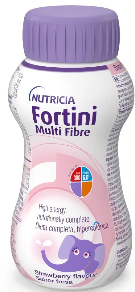 Fortini pro děti s vlákninou - jahodová př. 200ml