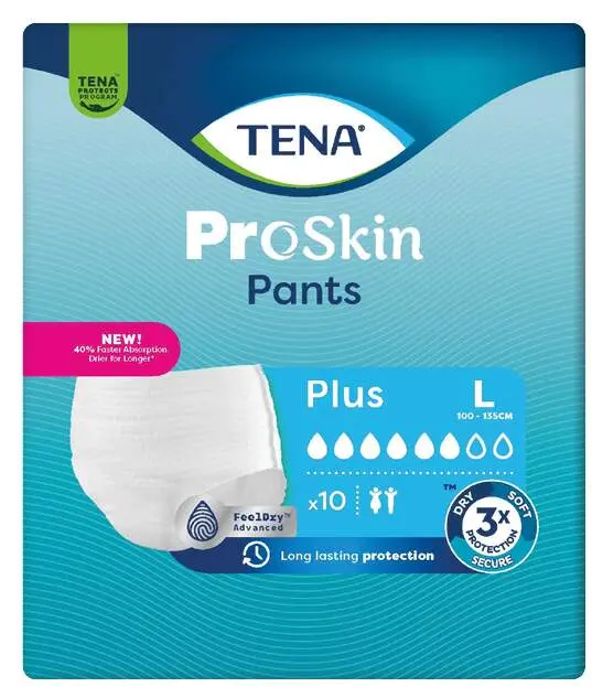 Tena Essity Hygiene and Health Proskin Pants Plus L 10 ks