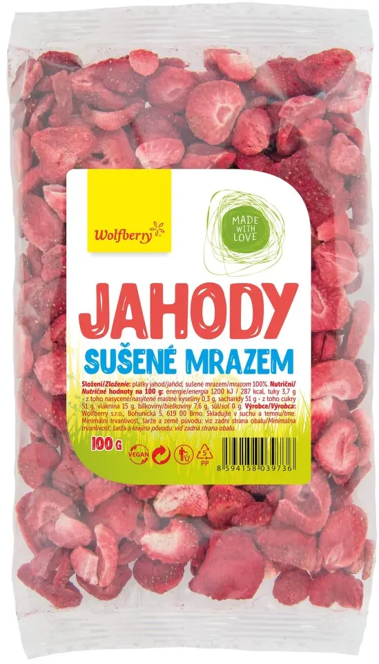 Wolfberry Jahody sušené mrazem 100g