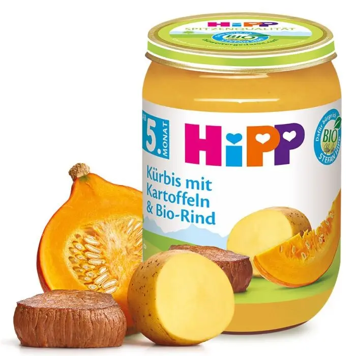 HiPP BIO Dýně s bramborami a hovězí maso