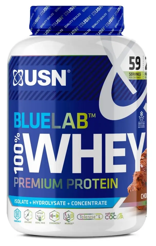 USN Bluelab 100% Whey Premium Protein 2000 g - čokoláda