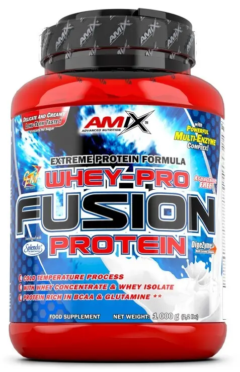 AMIX Whey-Pro Fusion, 1000g, Meloun-Yoghurt