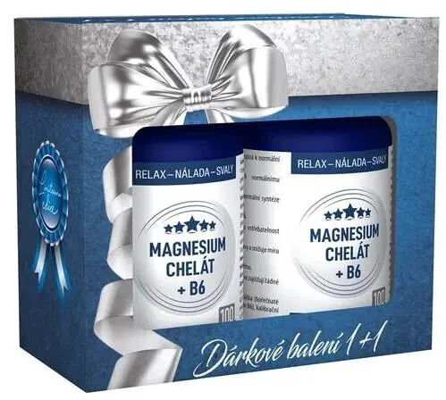 Clinical Magnesium chelát + B6 2x 100 kapslí