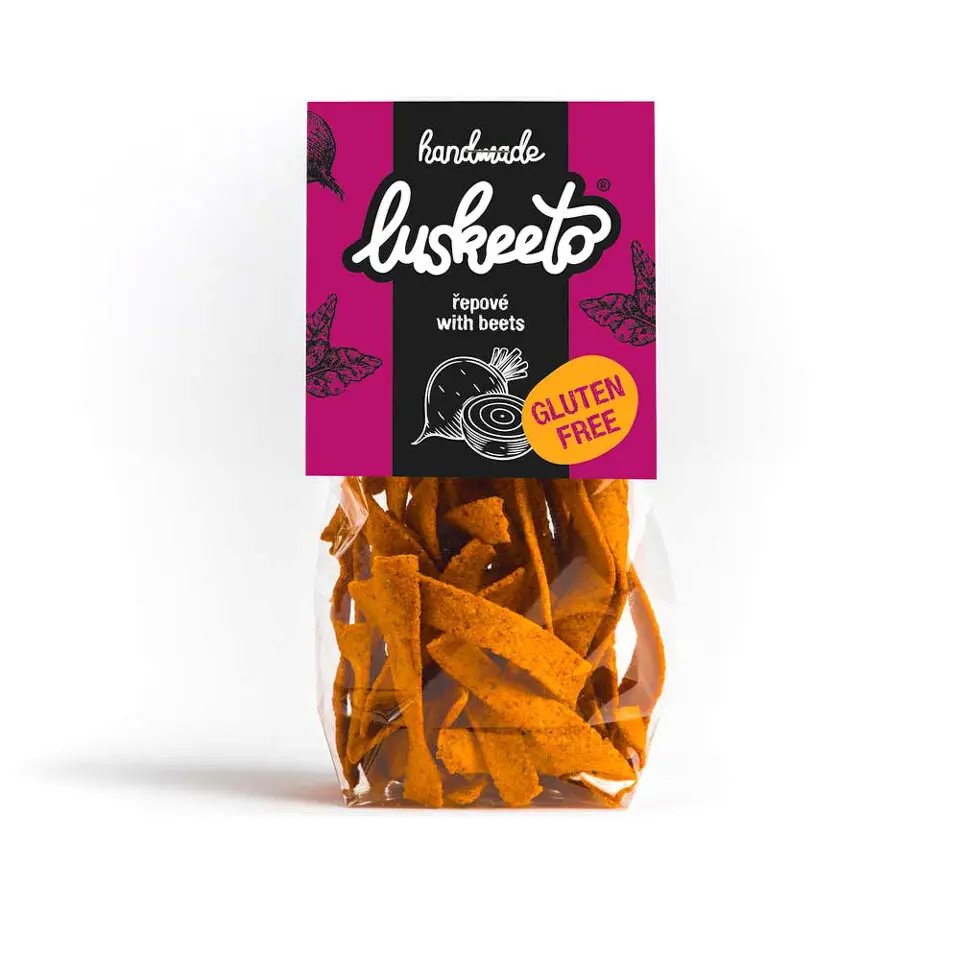 Luskeeto Luštěninové Krekry 70 g řepové