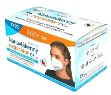 Nano M.ON antivirový nanorespirátor FFP2 Univerzální bílá 25 ks