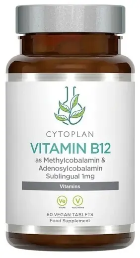 Cytoplan Vitamín B12, 1000 µg Bioaktivní pod jazyk, 60 tablet