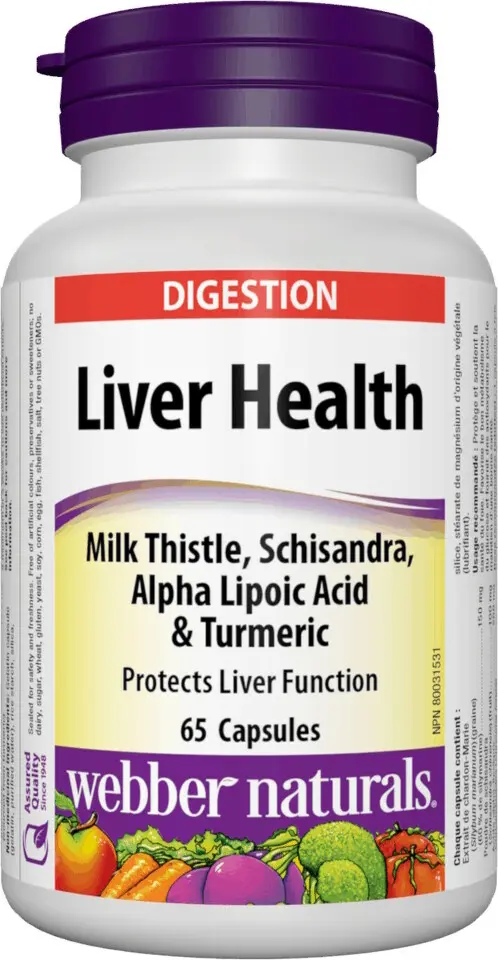 Webber Naturals Liver Health 65 cps