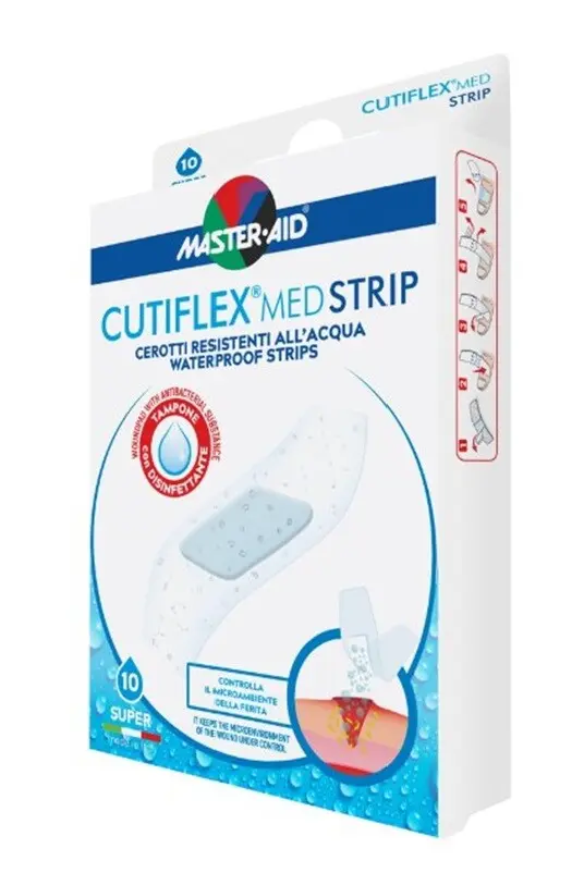 MASTER AID Cutiflex Med super náplasti do vody 10 kusů