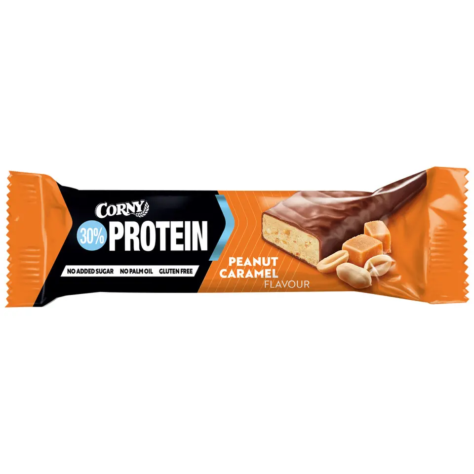 CORNY 30% PROTEIN Arašídy- karamel 50g