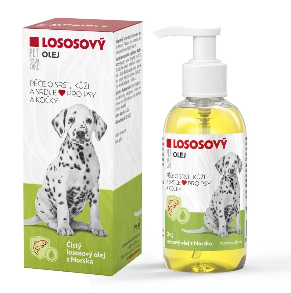PET HC Losos.olej Péče o srst kůži a srdce 250ml