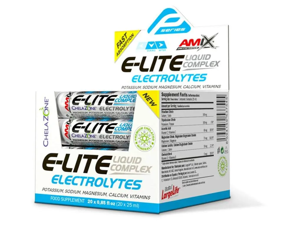 Amix Performance E-Lite Liquid Electrolytes 20 x 25 ml orange