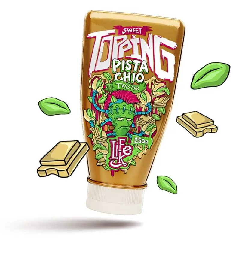 LifeLike Sweet Topping Twister pistachio 250 g