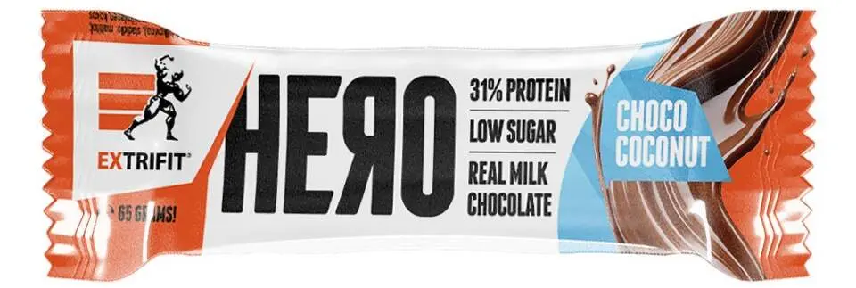Extrifit Hero Protein Bar 31% choco coconut 65 g