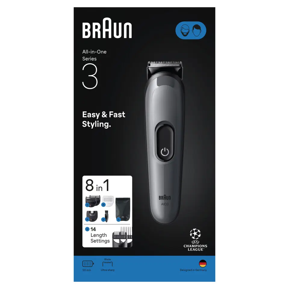 Braun Series 3 All in One AIO3 zastřihovač 8v1