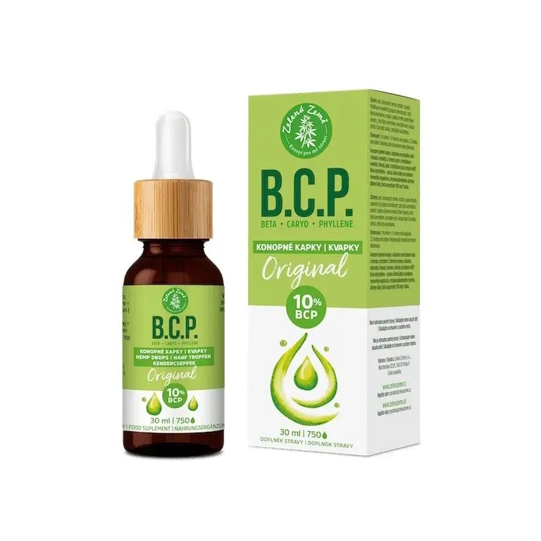 Zelená Země konopné kapky Original 10% BCP 30ml