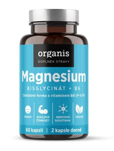 Organis Magnesium bisglycinát + B6