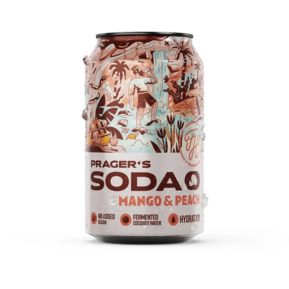 Prager s Soda 330 ml mango peach