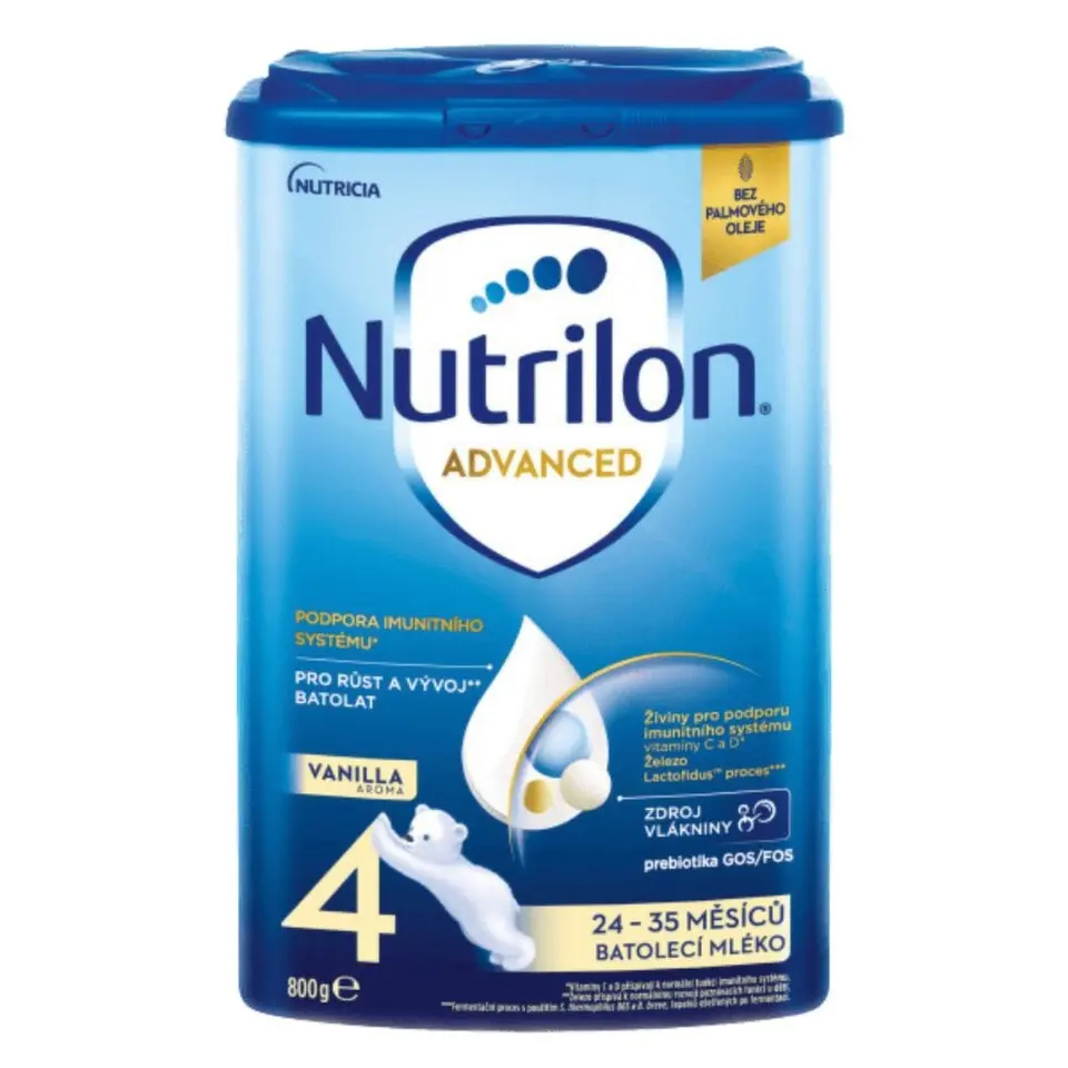 Nutrilon Batolecí mléko Advanced 4, s vanilkovou příchutí 24m+ 800 g