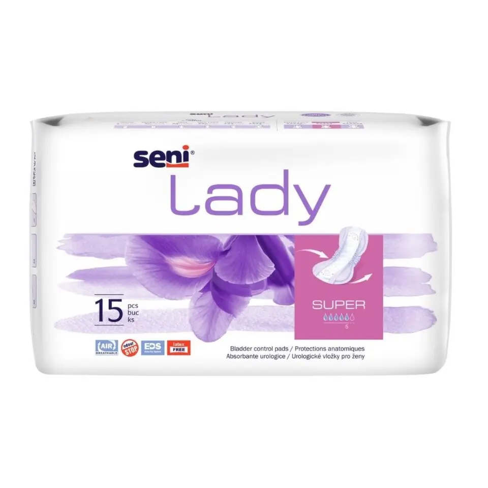 Seni Lady inkontinenční vložky super 15ks