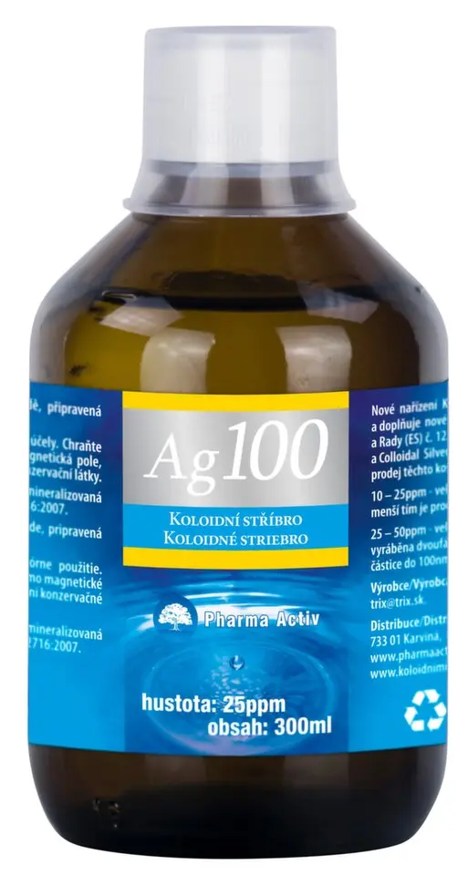 Pharma Activ Koloidní stříbro Ag100 (25ppm)