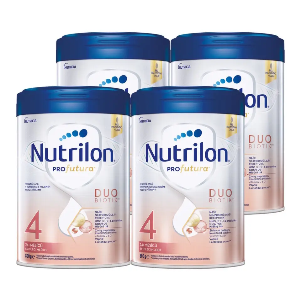 NUTRILON 4 Profutura Duobiotik batolecí mléko od ukončeného 24. měsíce 4 x 800 g