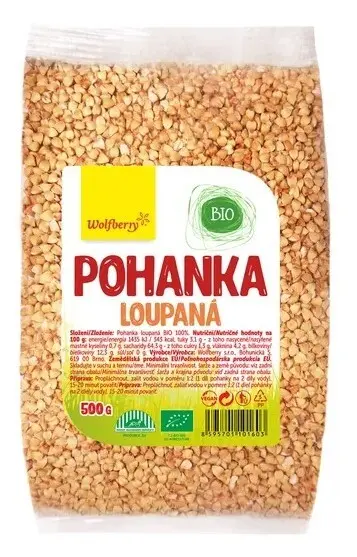 Pohanka loupaná BIO 500g Wolfberry