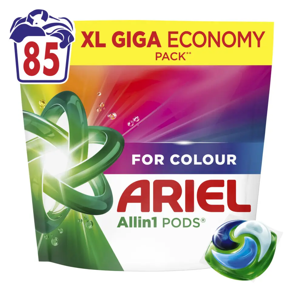 Ariel Color gelové kapsle na praní 85ks
