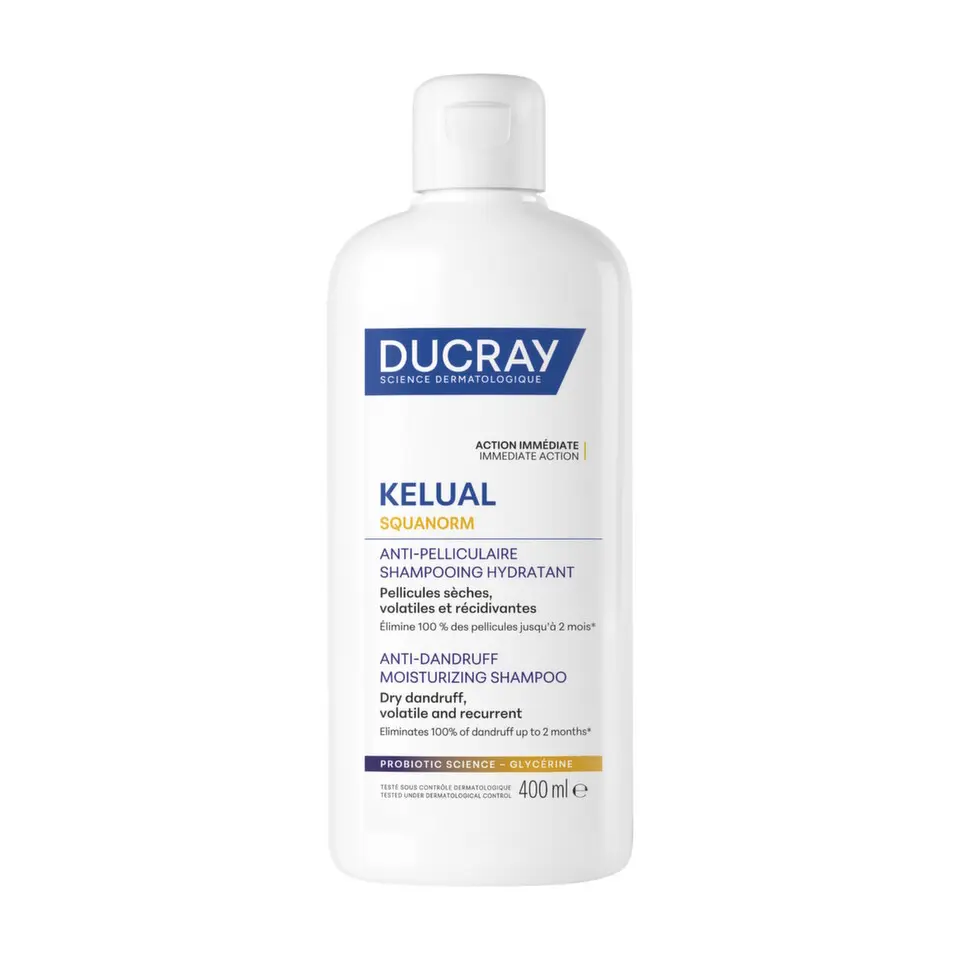DUCRAY Kelual Squanorm Šampon suché lupy 400ml