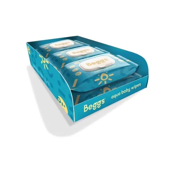 Beggs Dětské vlhčené splachovat.ubrousky 6x64ks