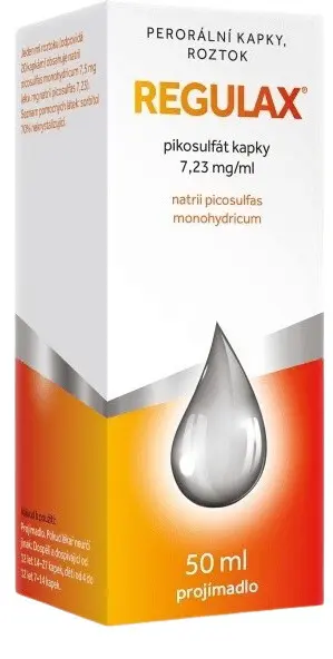 Regulax Pikosulfát 7.23mg/ml kapky 50ml