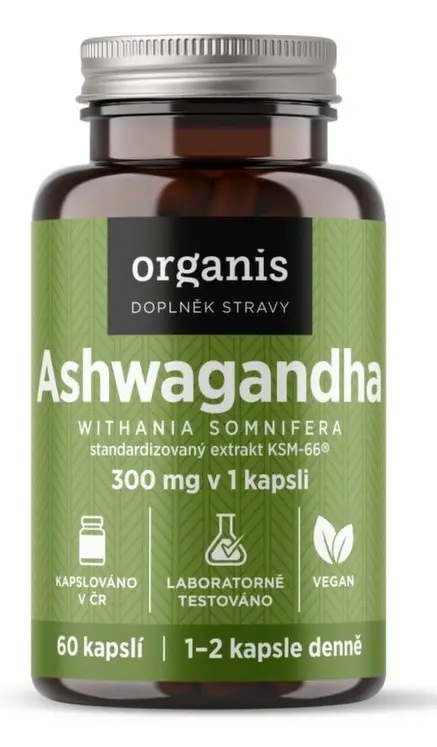 Organis Ashwagandha 300mg cps.60
