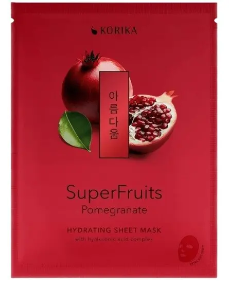 KORIKA SuperFruits Hydr.Sheet Mask Pomegranate 25g