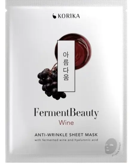 KORIKA FermentBeauty Anti-wrin.Sheet Mask Wine 20g